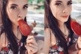 Ирина Пингвинова в Инстаграм: Редко ем мороженое, но сегодня надкусывая